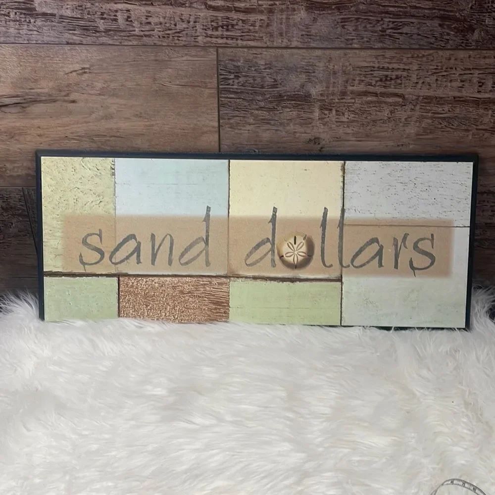 “Sand Dollars” Beach Theme Home Wall Decor